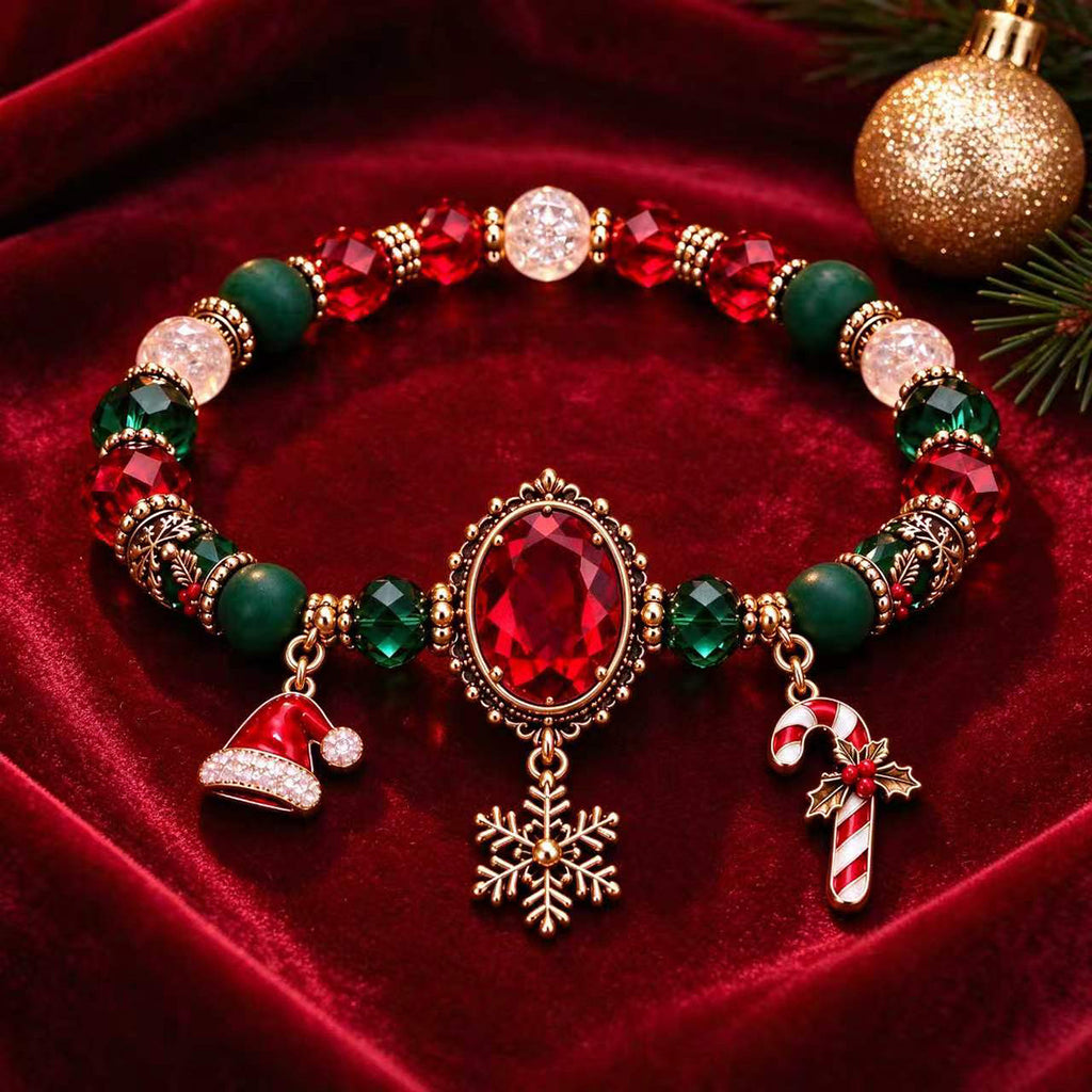🔥 LAST DAY 49% OFF – 🔮 Witch’s Crystal Moon Charm Bracelet