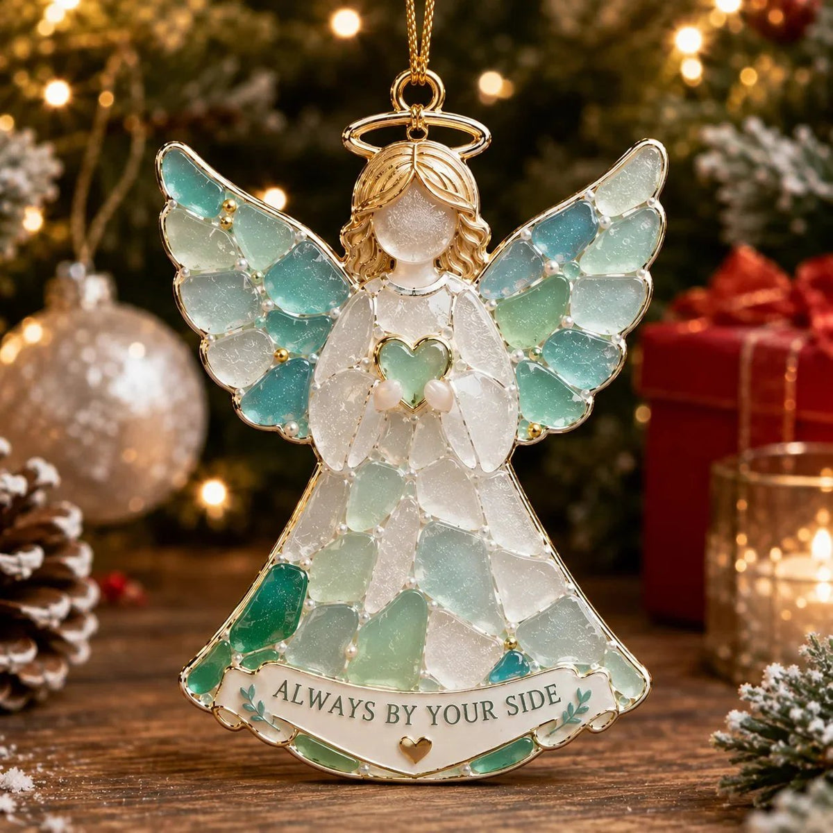 🔥Last Day 50% OFF - ❤✨ Stained Sea Glass Style Christmas Ornaments