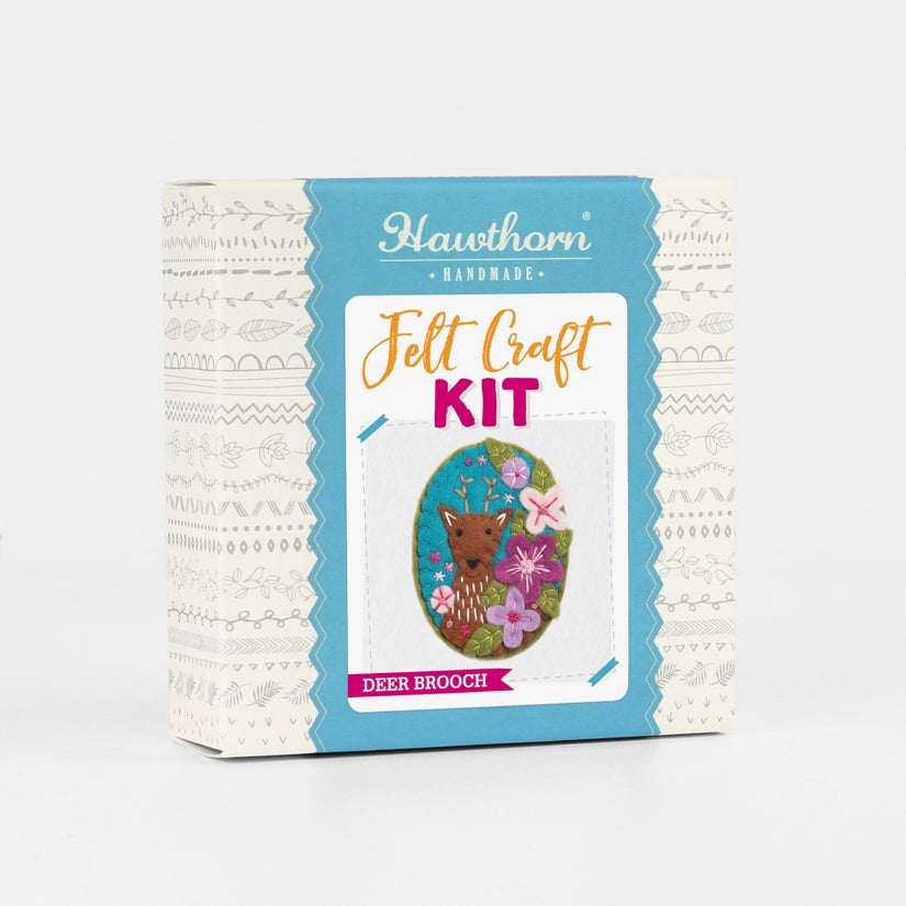 Deer Felt Brooch Craft Kit