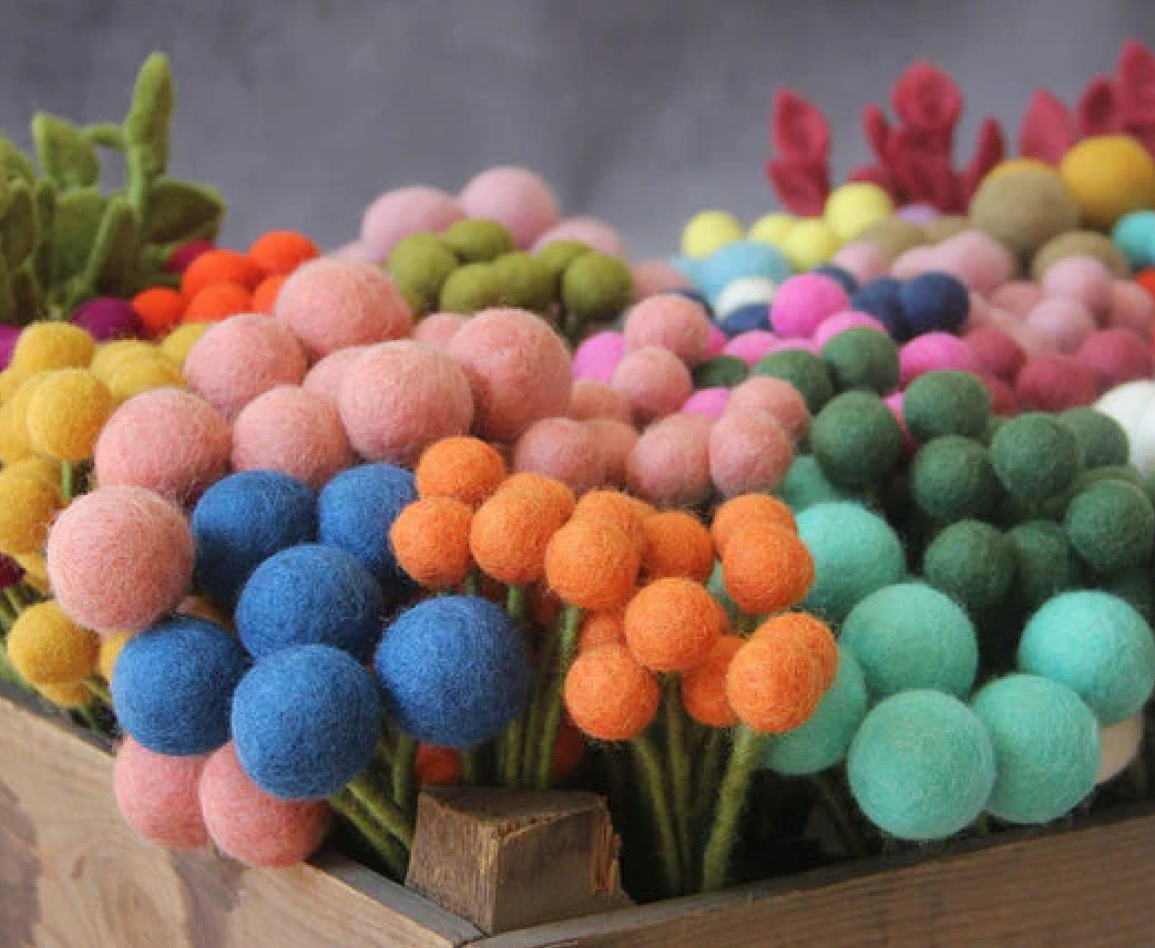 Dot Flower - 2cm