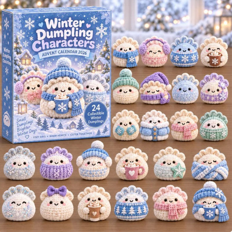 ✨24 Days Squishy Dumplings Acrylic Ornament Advent Calendar